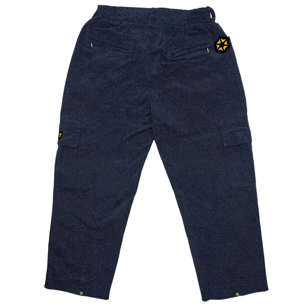 Calça Supersized Cargo Dark Denim