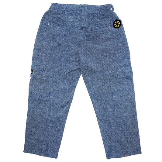 Calça Supersized Cargo Bright Denim