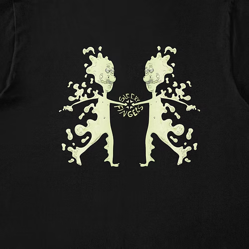 Camiseta Supersized Cotta - Green Melt