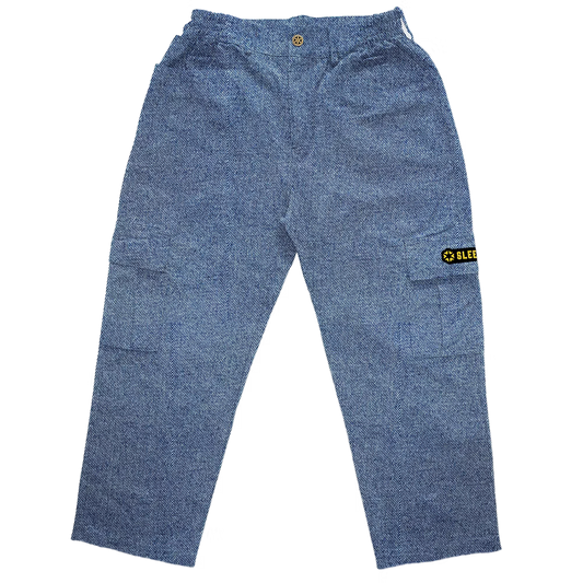 Calça Supersized Cargo Bright Denim