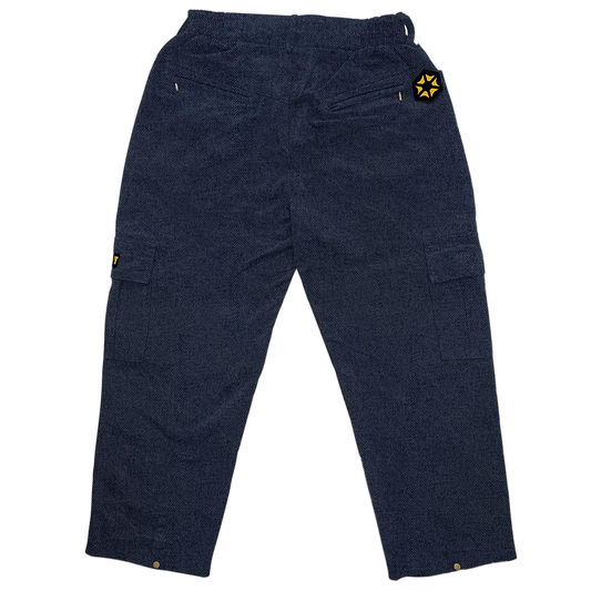 Calça Supersized Cargo Dark Denim