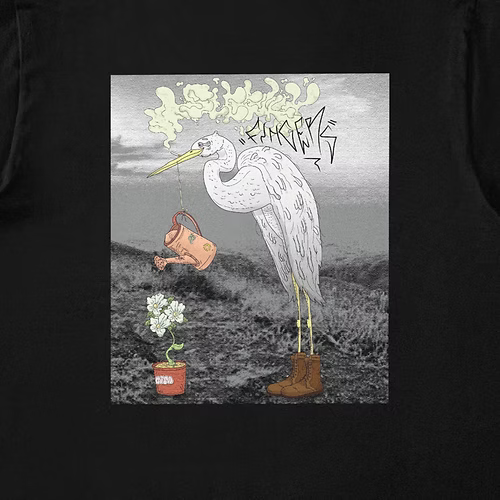 Camiseta Supersized Cotta - Crop da Garça
